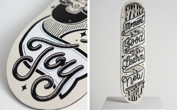 Davide Pagliardini: Graphic design and Skateboard