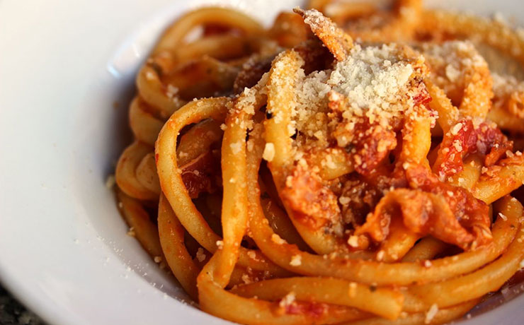 Marco Laganà family is from Amatrice, hence this pasta all'Amatriciana