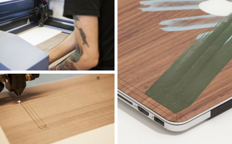 Macbook Skin by Wood'd, classic with style