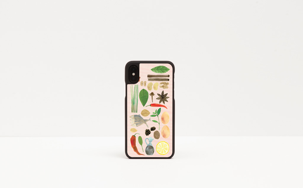 Elenia Beretta designs for Wood'd - Essen iPhone Case